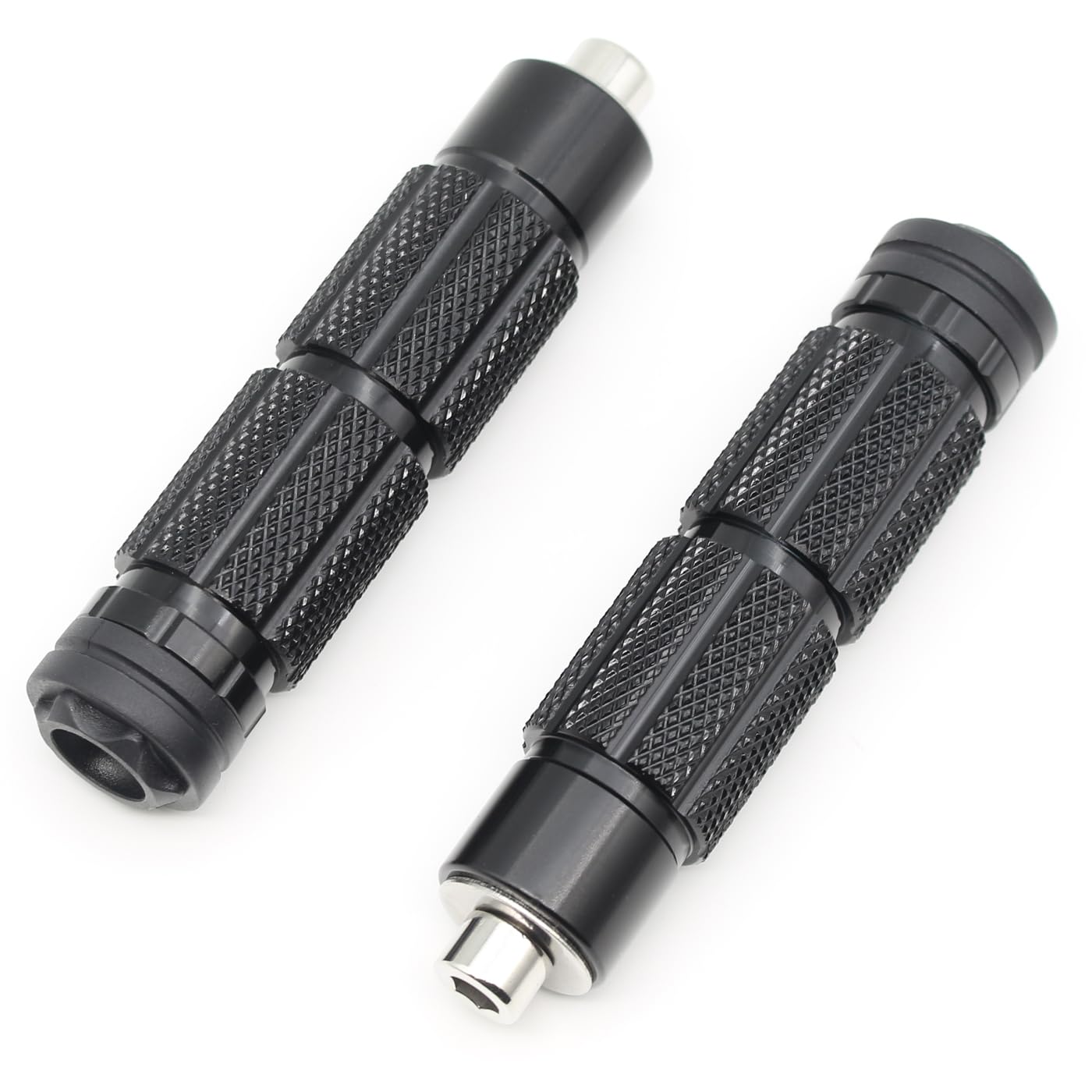 Amazon.com: 8mm CNC Motorcycle Knurled Foot pegs Front Footpeg